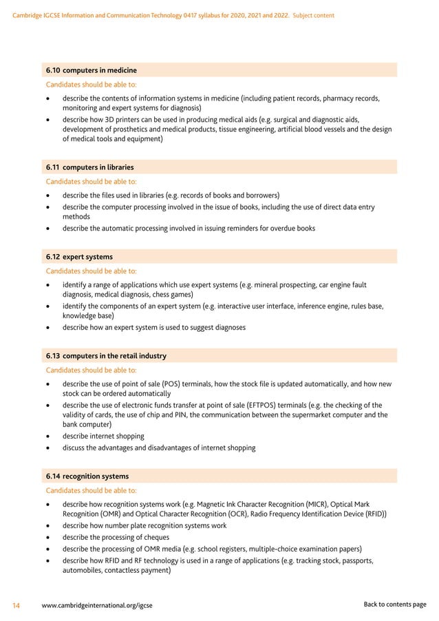 Igcse ict syllabus pdf