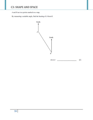 C3: SHAPE AND SPACE
55
 