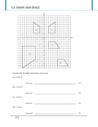 C3: SHAPE AND SPACE
77
 