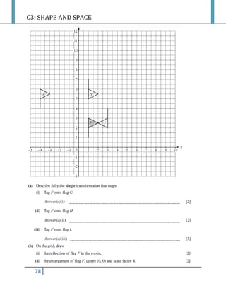 C3: SHAPE AND SPACE
78
 