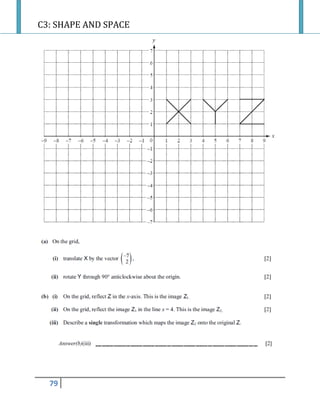 C3: SHAPE AND SPACE
79
 