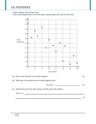 C4: STATISTICS
16
 