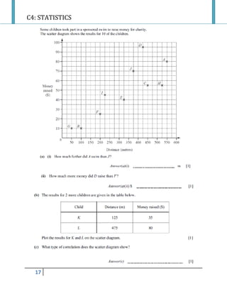 C4: STATISTICS
17
 