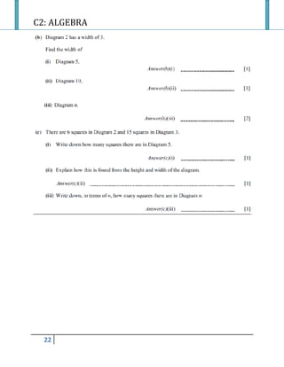 C2: ALGEBRA
22
 