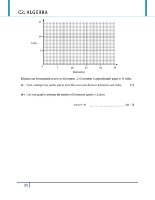 C2: ALGEBRA
25
 