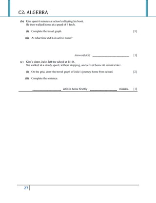 C2: ALGEBRA
27
 