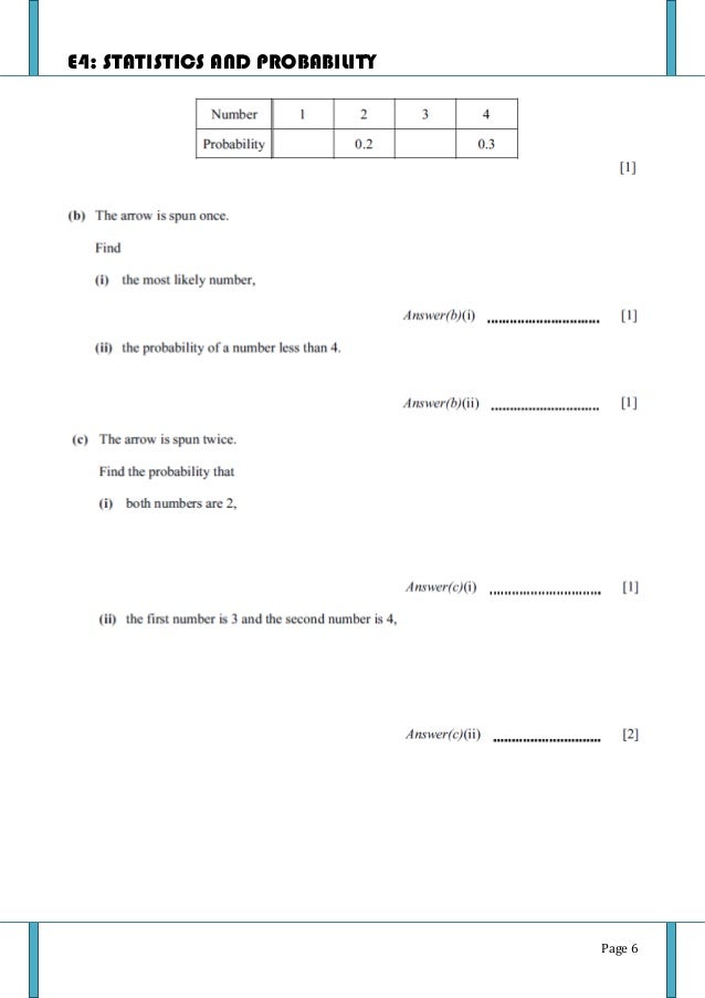 Igcse 0580 Math Extended Statistics Igcse 0580 Math Extended Statistics