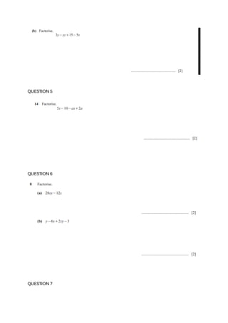 IGCSE MATHS FACTORIZATION QUESTIONS .pdf