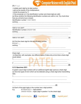 IGCSE & O Level Computer Workbook for P1 by Inqilab Patel | PDF