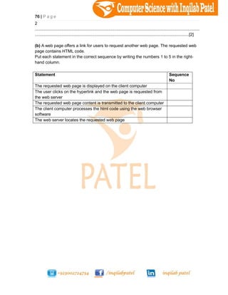 IGCSE & O Level Computer Workbook for P1 by Inqilab Patel | PDF
