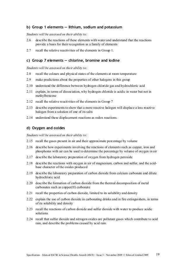 double award science coursework double award science coursework