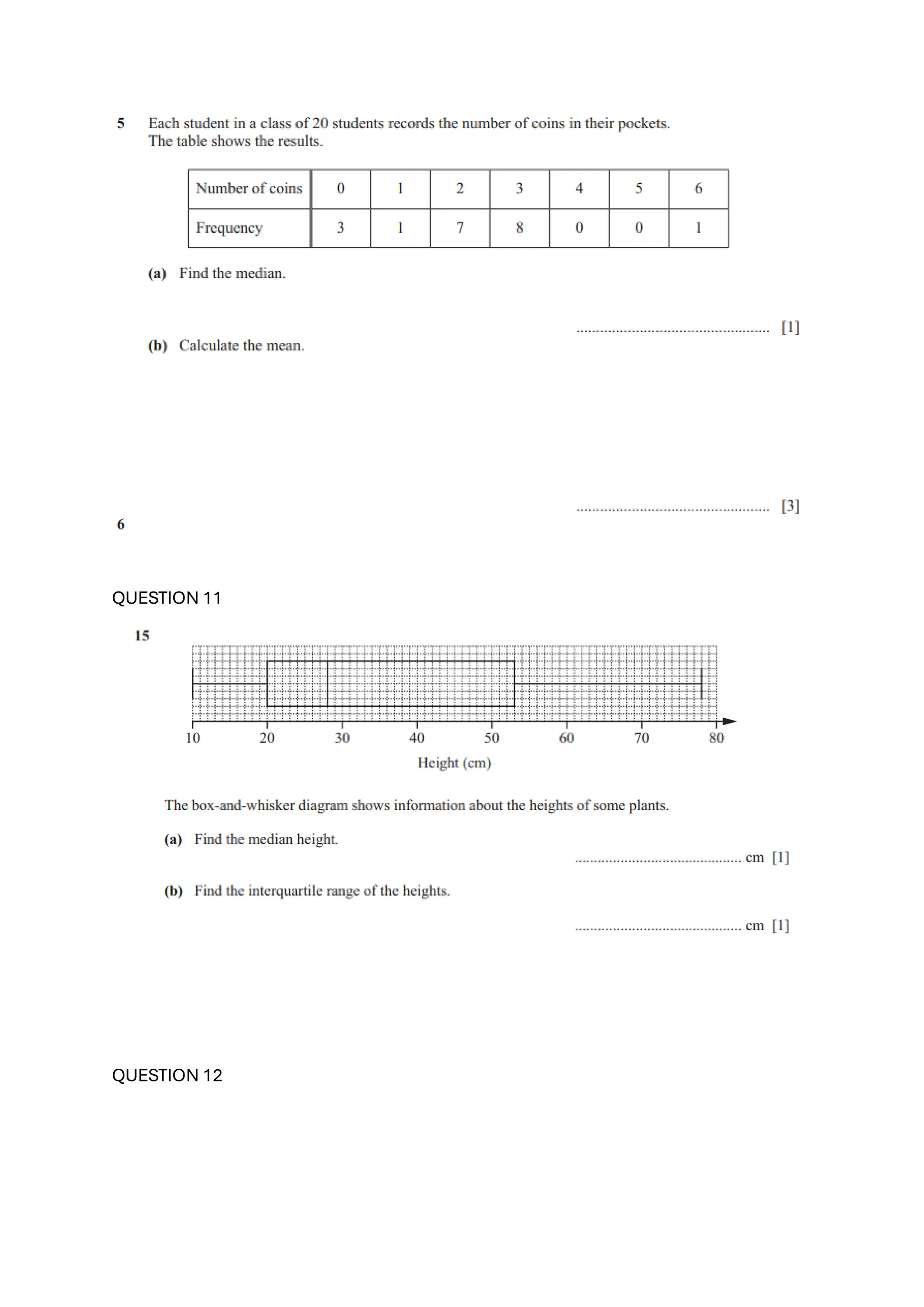 QUESTION 11
QUESTION 12
 