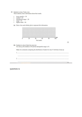 IGCSE STATISTICS PRACTICE PAST QUESTIONS.pdf