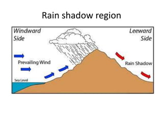 Rain shadow region
 