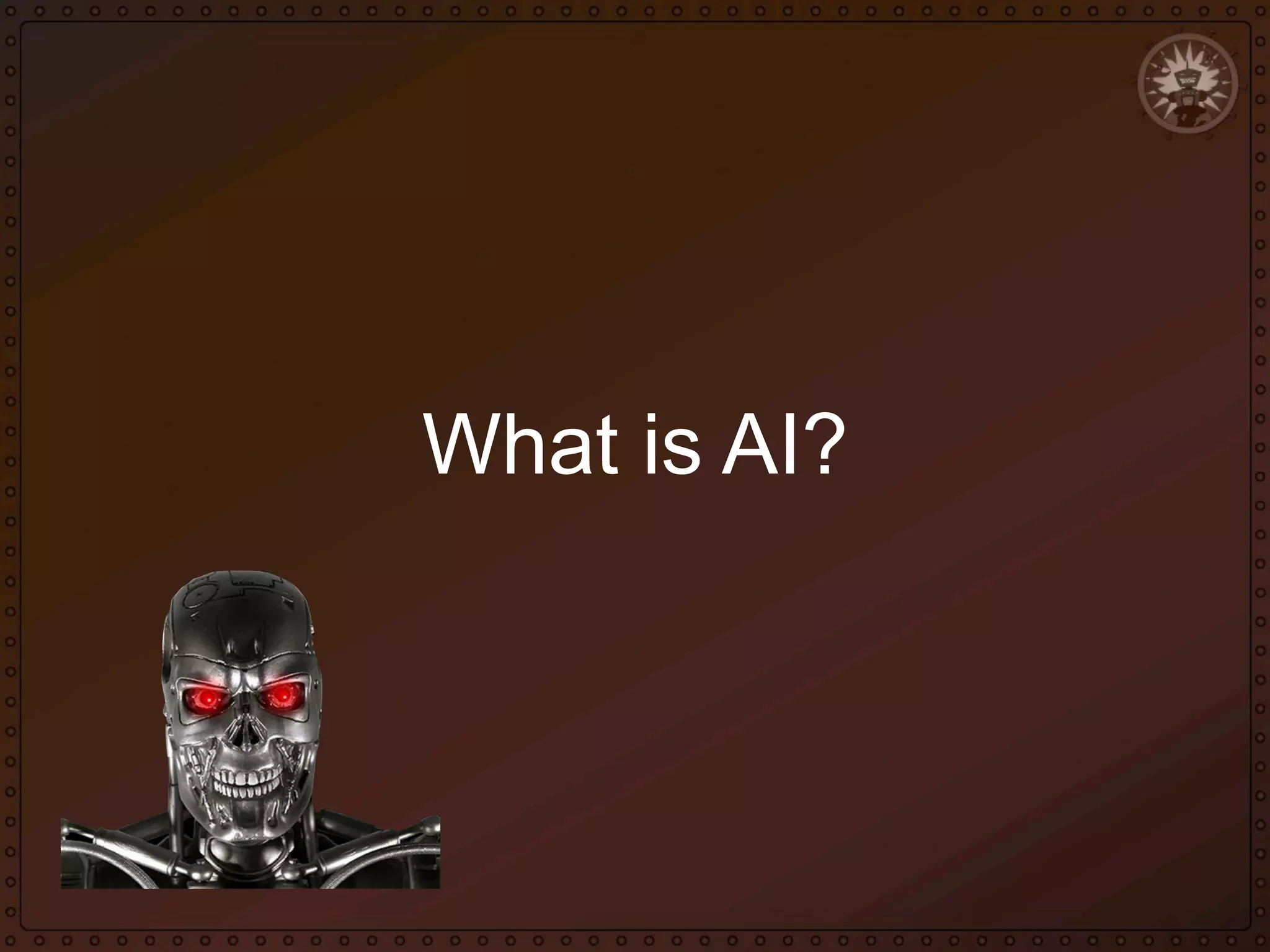 What is AI?

 