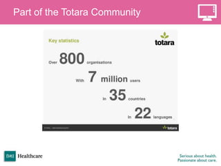 Part of the Totara Community
 