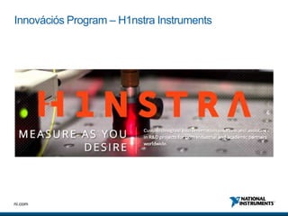 15ni.com
Innovációs Program – H1nstra Instruments
 