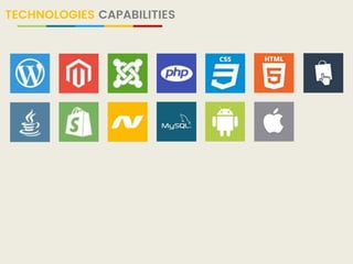 TECHNOLOGIES CAPABILITIES
 
