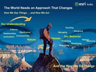 The World Needs an Approach That Changes
  How We See Things … and How We Act



Our Understanding
                       ...