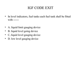IGF CODE EXITexam answers and questionss | PPTX
