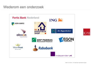 Wederom een onderzoek




                        Stilte in de Storm: 15e Nationaal Hypothekencongres
 