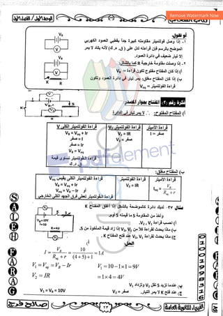 مذكرة فيزياء 3ث