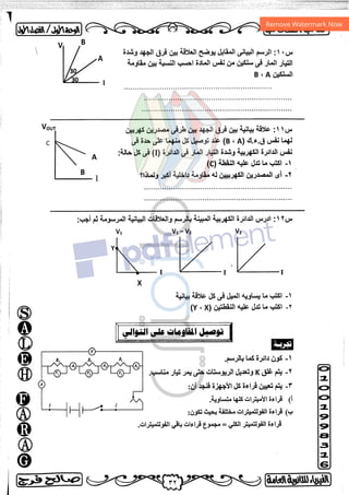مذكرة فيزياء 3ث