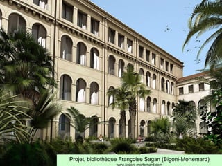 Projet, bibliothèque Françoise Sagan (Bigoni-Mortemard)
www.bigoni-mortemard.com
 