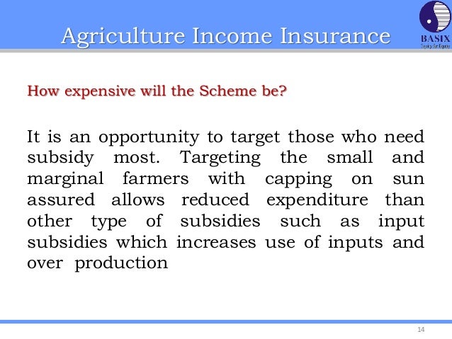 IGIDR-IFPRI- Agricultural Income Insurance Scheme- KV ...