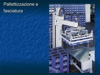 Pallettizzazione ePallettizzazione e
fasciaturafasciatura
 