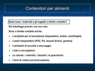 Contenitori per alimentiContenitori per alimenti
 