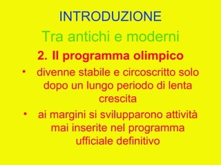I giochi olimpici (unitaria 2012)