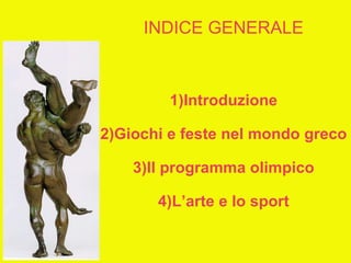 I giochi olimpici (unitaria 2012)