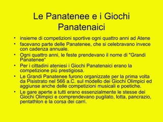 I giochi olimpici (unitaria 2012)