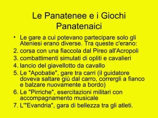 I giochi olimpici (unitaria 2012)