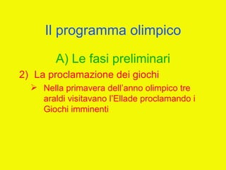 I giochi olimpici (unitaria 2012)