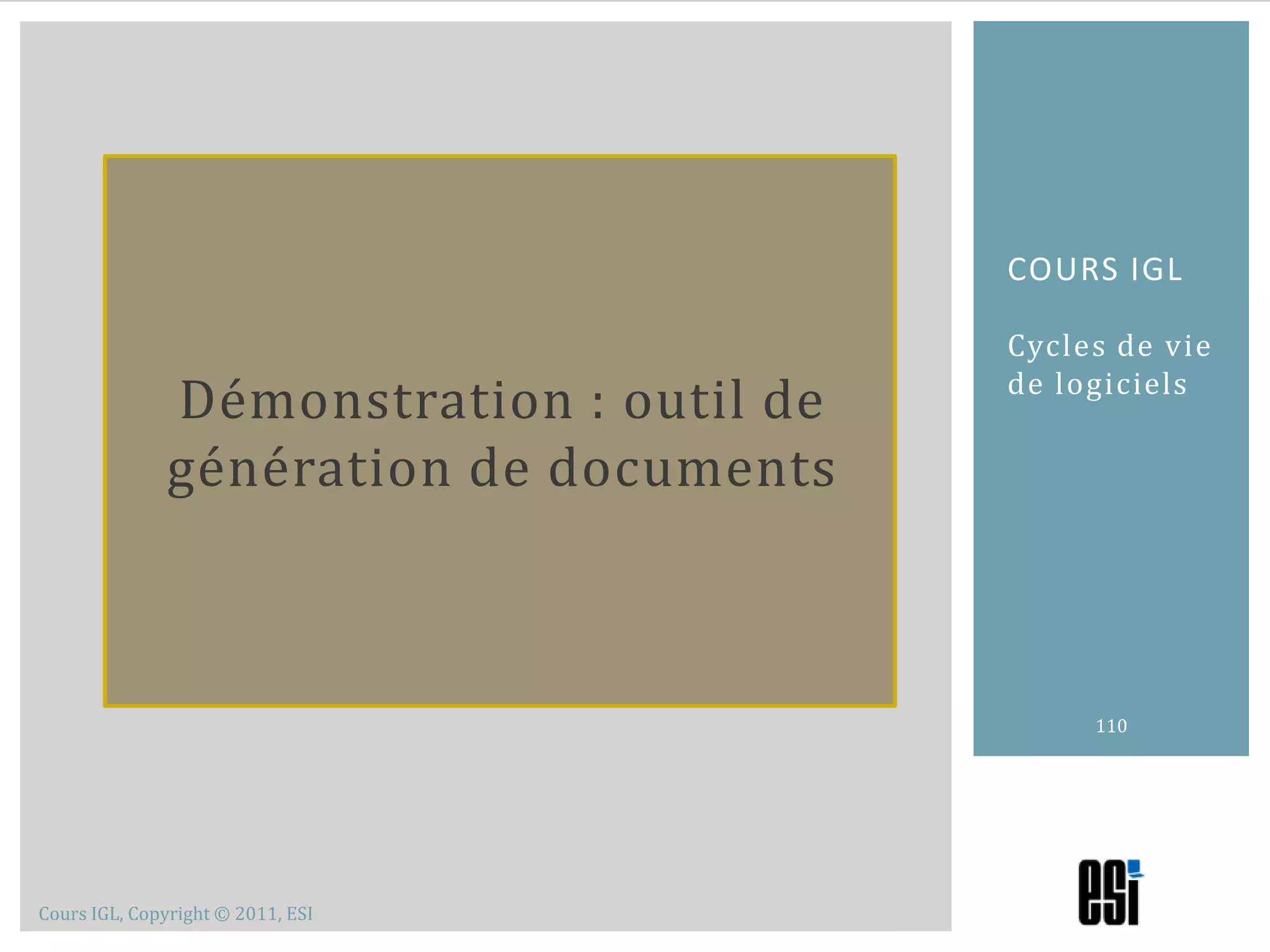 C’est une méthode itérative et incrémentale, pourquoi ?