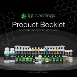 Igl coatings product booklet 2019