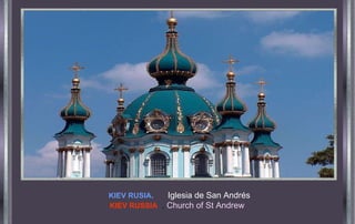 KIEV RUSIA .   Iglesia de San Andrés KIEV RUSSIA   .  Church of St Andrew 