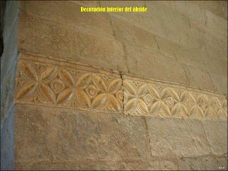 Decoración interior del ábside 
 