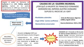 LA PRIMERA GUERRA MUNDIAL Y SUS CONSECUENCIAS | PPTX