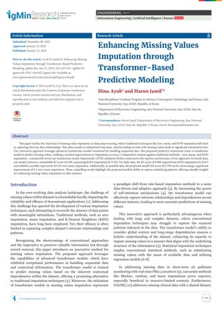 Transforming Data Integrity: Advanced Missing Value Imputation with AI ...