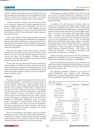 Machine Learning Models for Better Stroke Prognosis | PDF