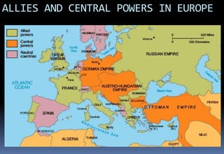 ALLIES AND CENTRAL POWERS IN EUROPE
 