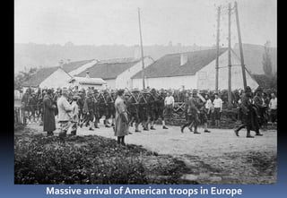 Massive arrival of American troops in Europe
 