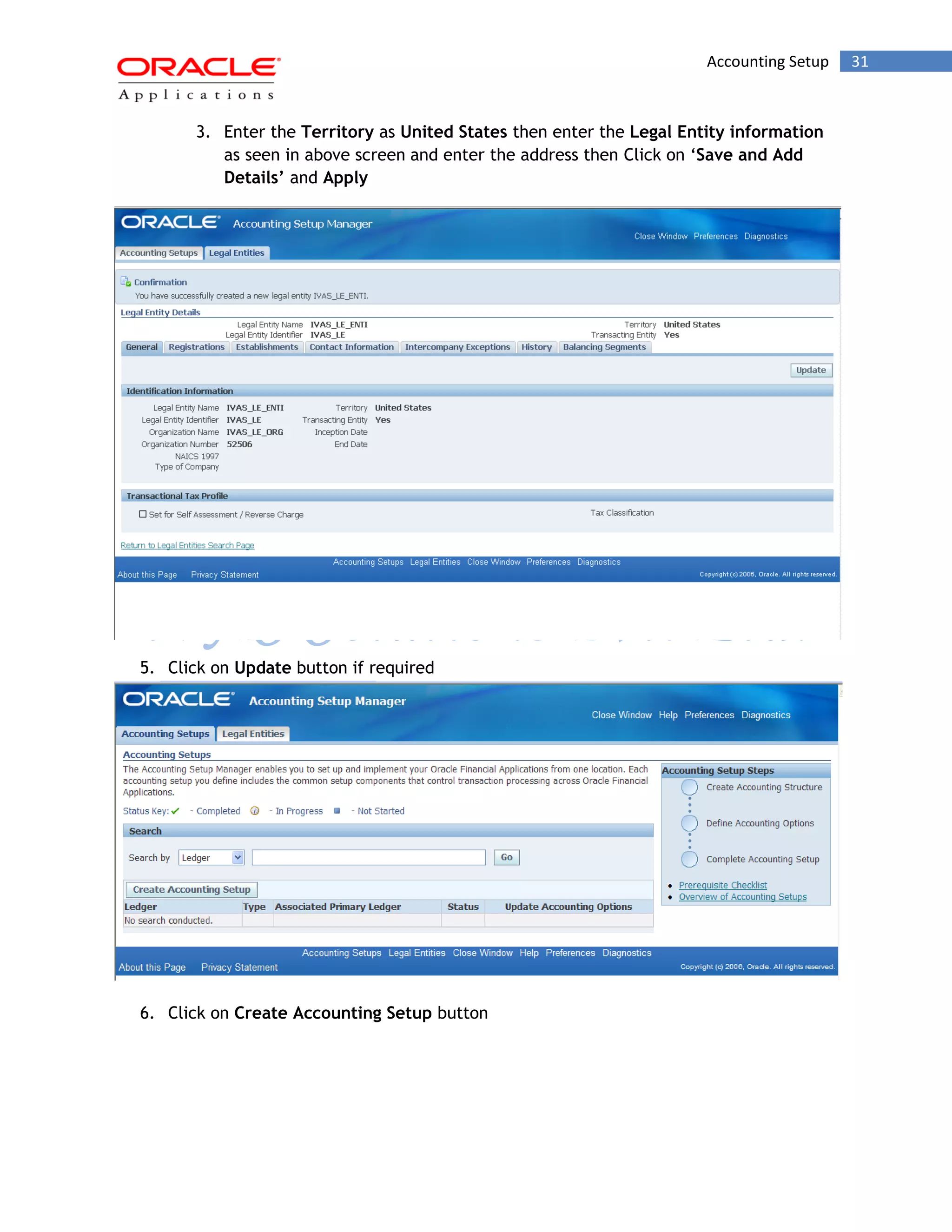 Oracle General ledger ivas | PDF