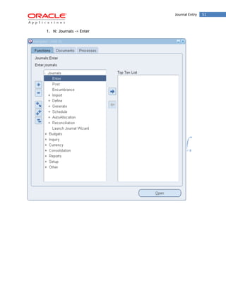 Journal Entry 51 
1. N: Journals -> Enter 
 