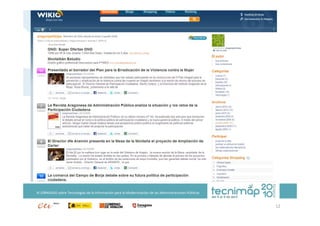 XI JORNADAS sobre Tecnologías de la Información para la Modernización de las Administraciones Públicas


                                                                                                         12
 