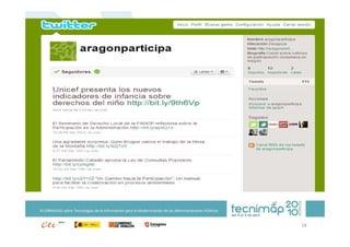 XI JORNADAS sobre Tecnologías de la Información para la Modernización de las Administraciones Públicas


                                                                                                         18
 