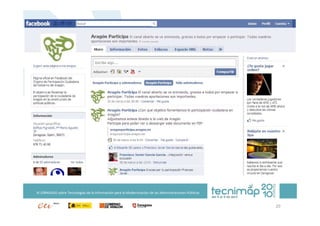 XI JORNADAS sobre Tecnologías de la Información para la Modernización de las Administraciones Públicas


                                                                                                         20
 